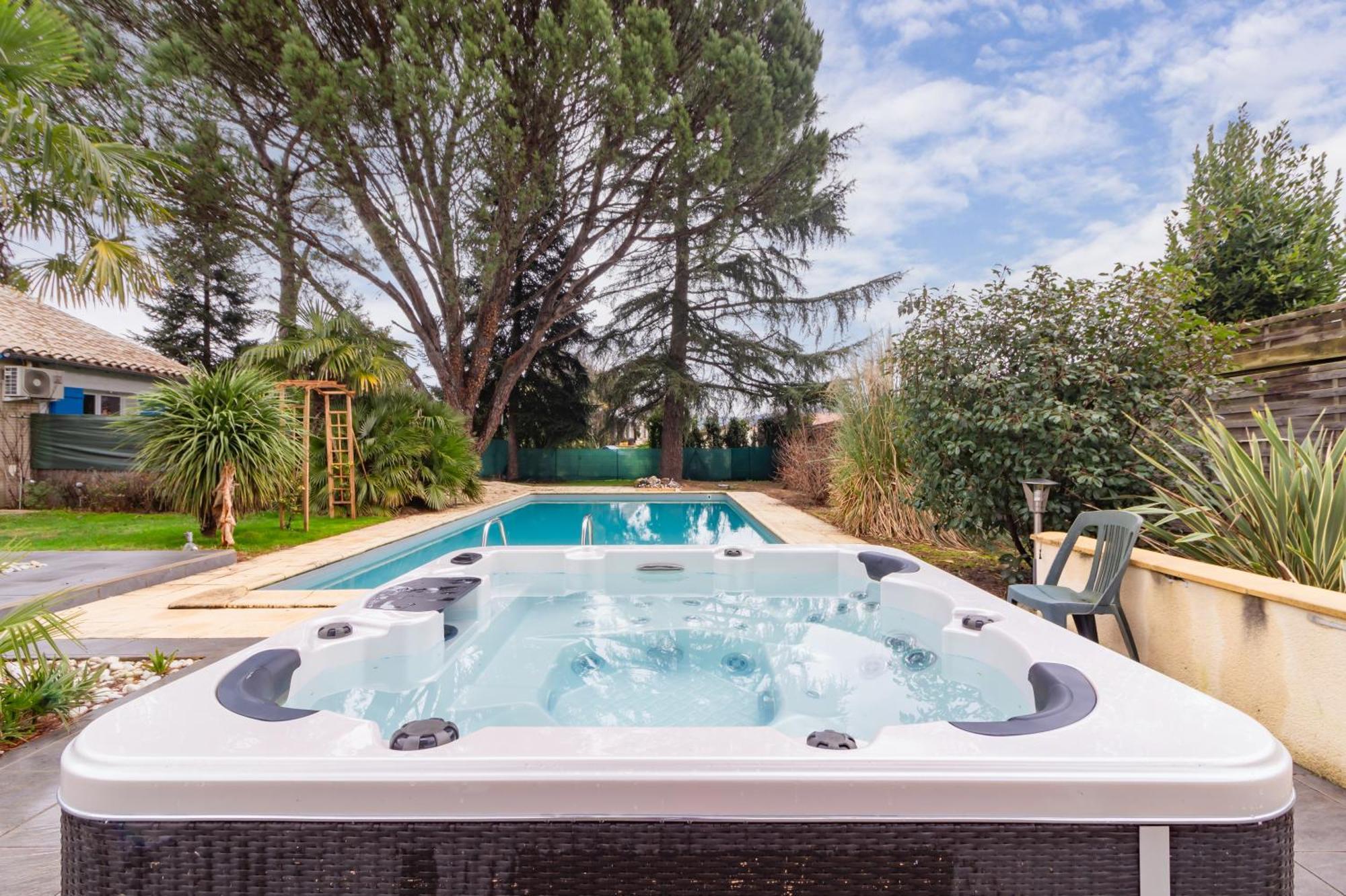 Villa & Spa-Sauna-Piscine-Massages Du "Nirvana Vivant" Biars-sur-Cere Ngoại thất bức ảnh